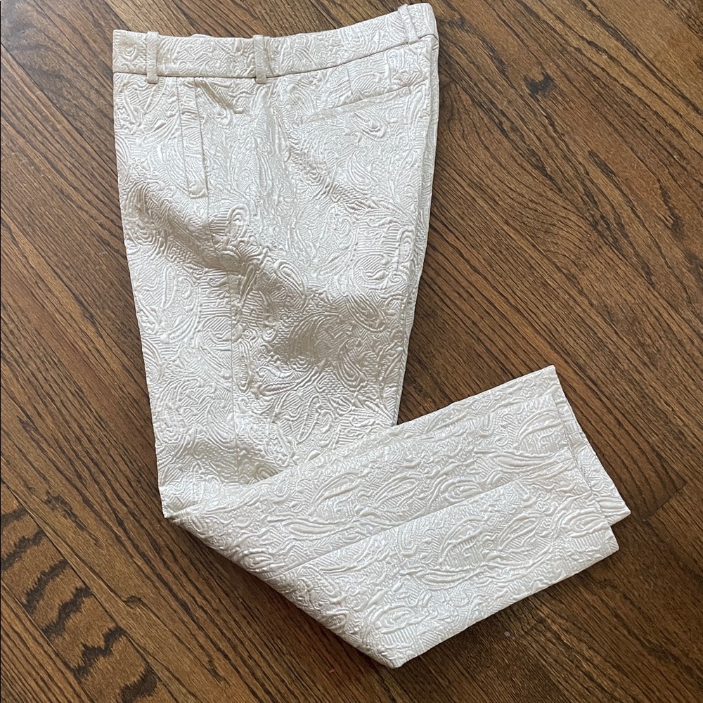 Jcrew jacquard fancy pants